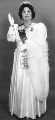 Queen Elizabeth look-alike
