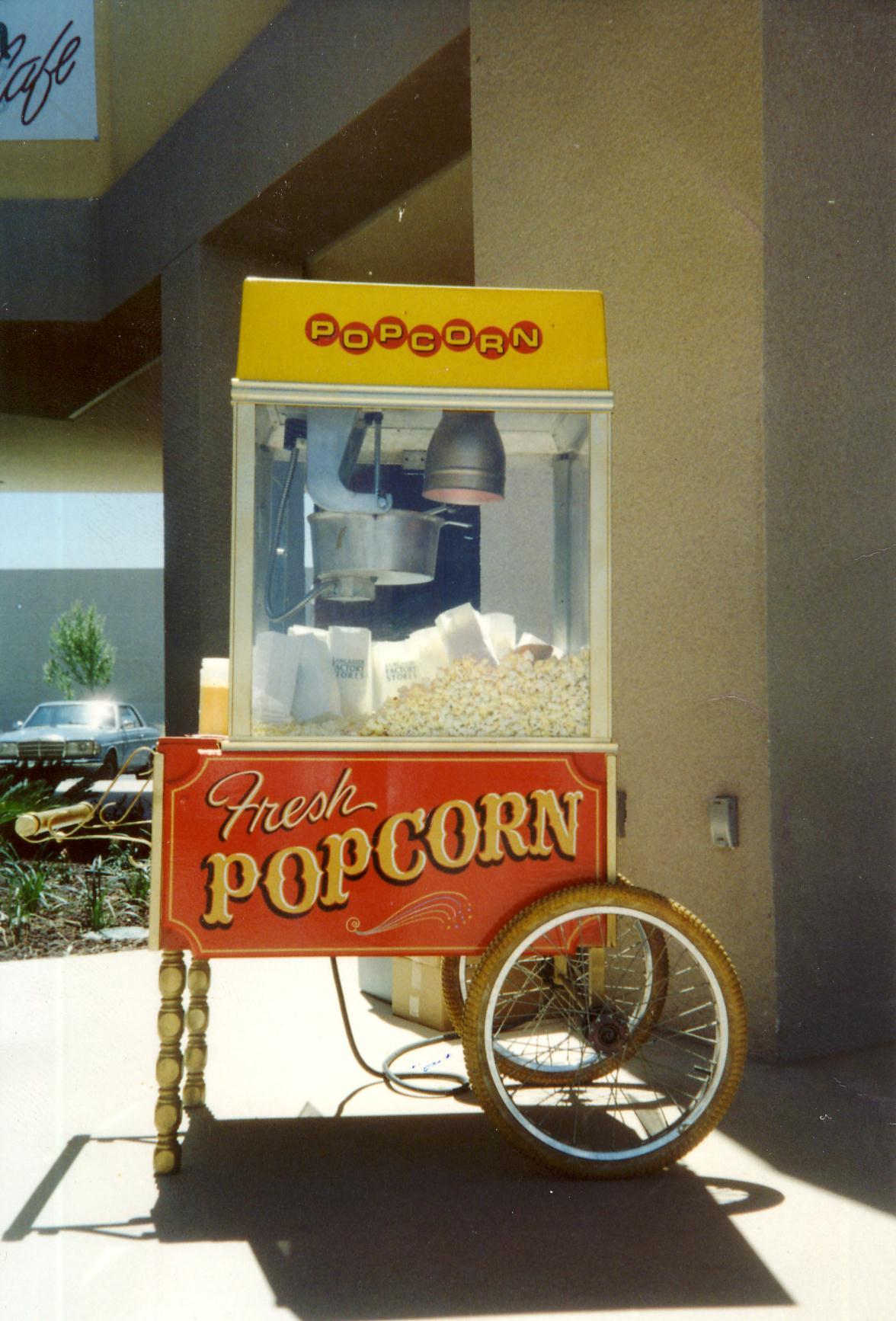 Carnival popcorn cart